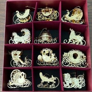 Newport Mint Fantasy Sleigh Christmas Ornament Collection